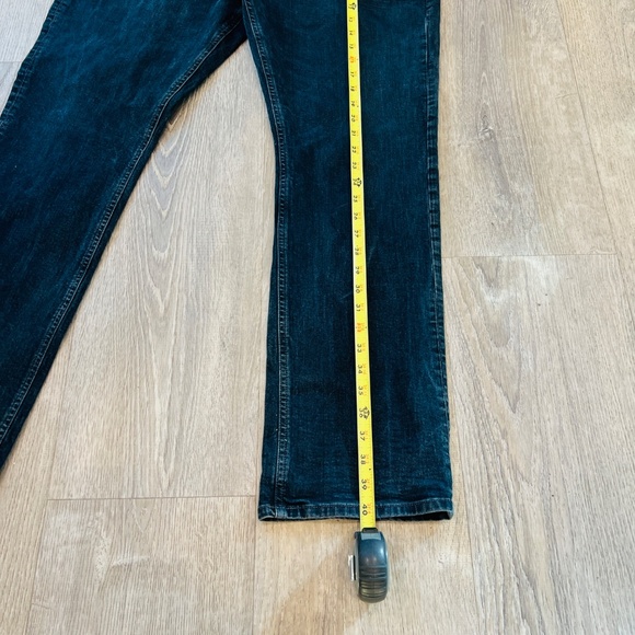 Men's Buffalo David Bitton Ash-X Slim Stretch Jeans Blue Dark Wash Size 40x32 - Picture 11 of 14